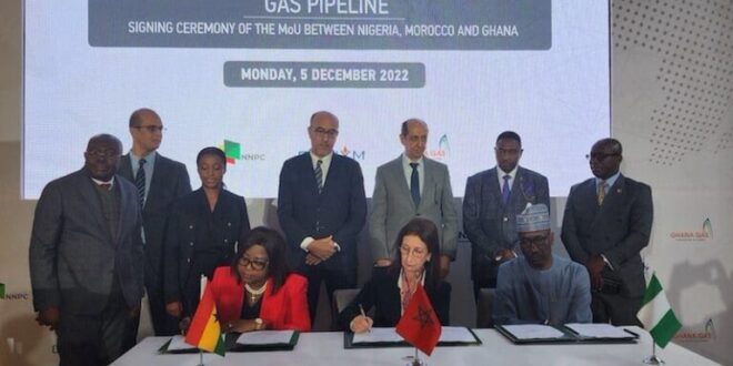 خمس دول تنضم لموريتانيا والسنغال في اتفاقية خط أنبوب الغاز المغربي-النيجيري